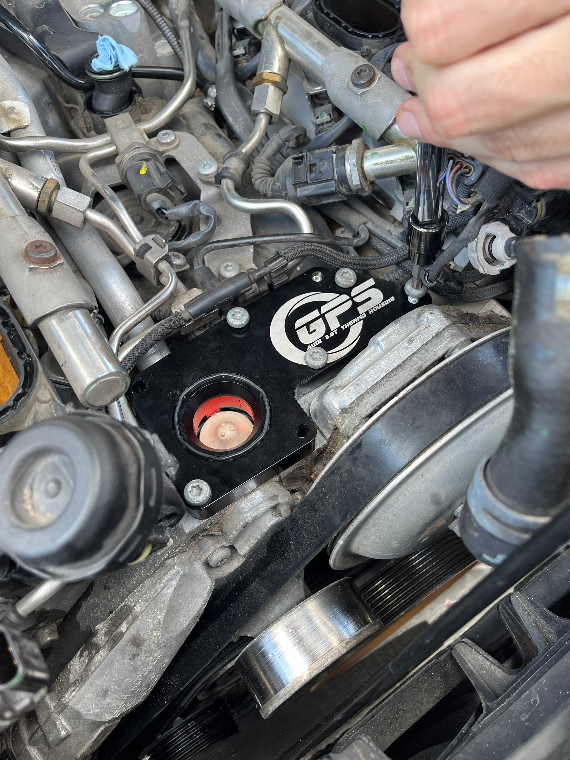 Audi 3.0T Gen 2 (CREC) Thermostat Housing image 3