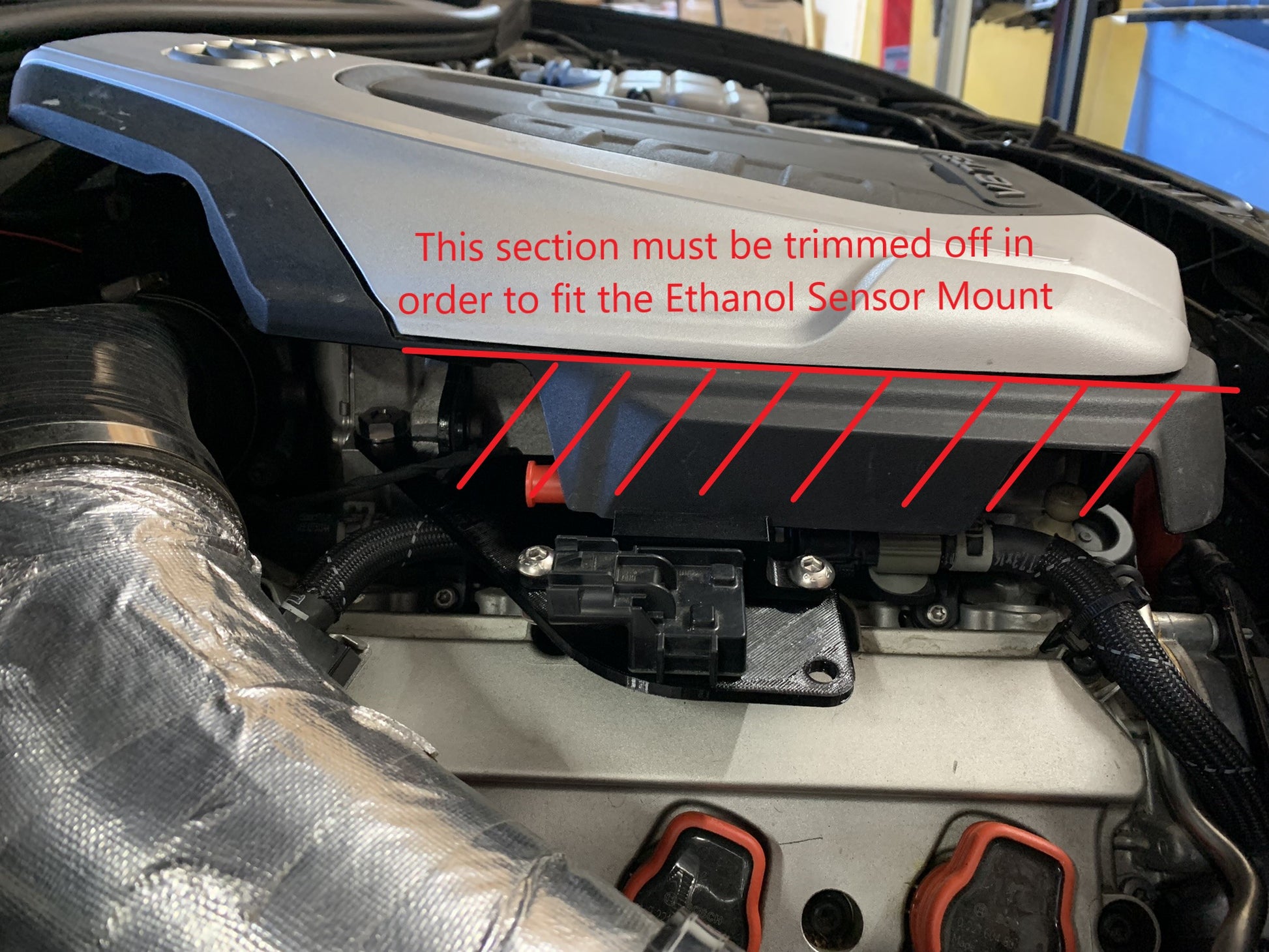 Audi 3.0T Gen 2 (CREC) Ethanol Sensor Mount image 11