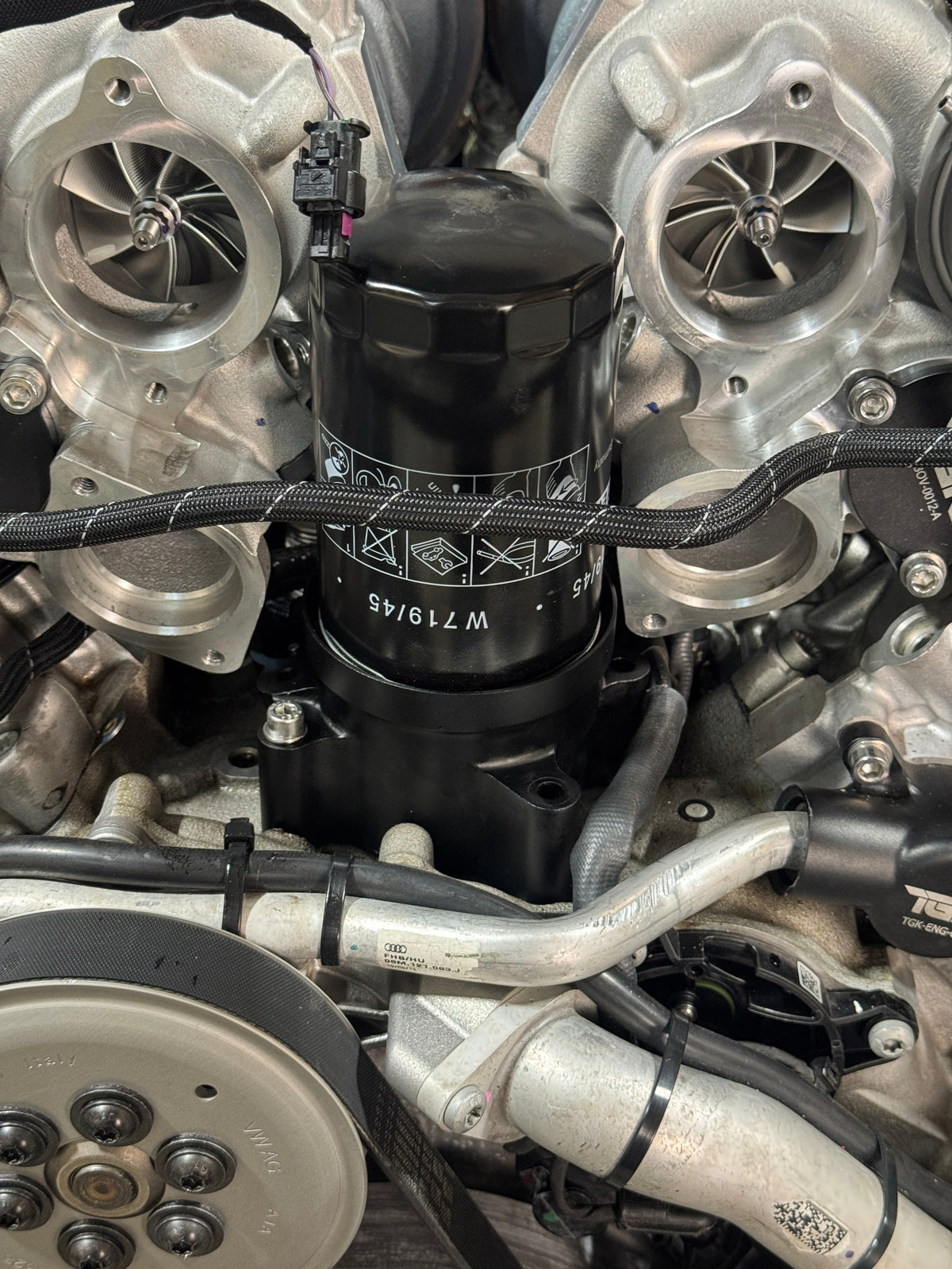TGK Motorsport Audi EA839 Oil Filter Housing Conversion