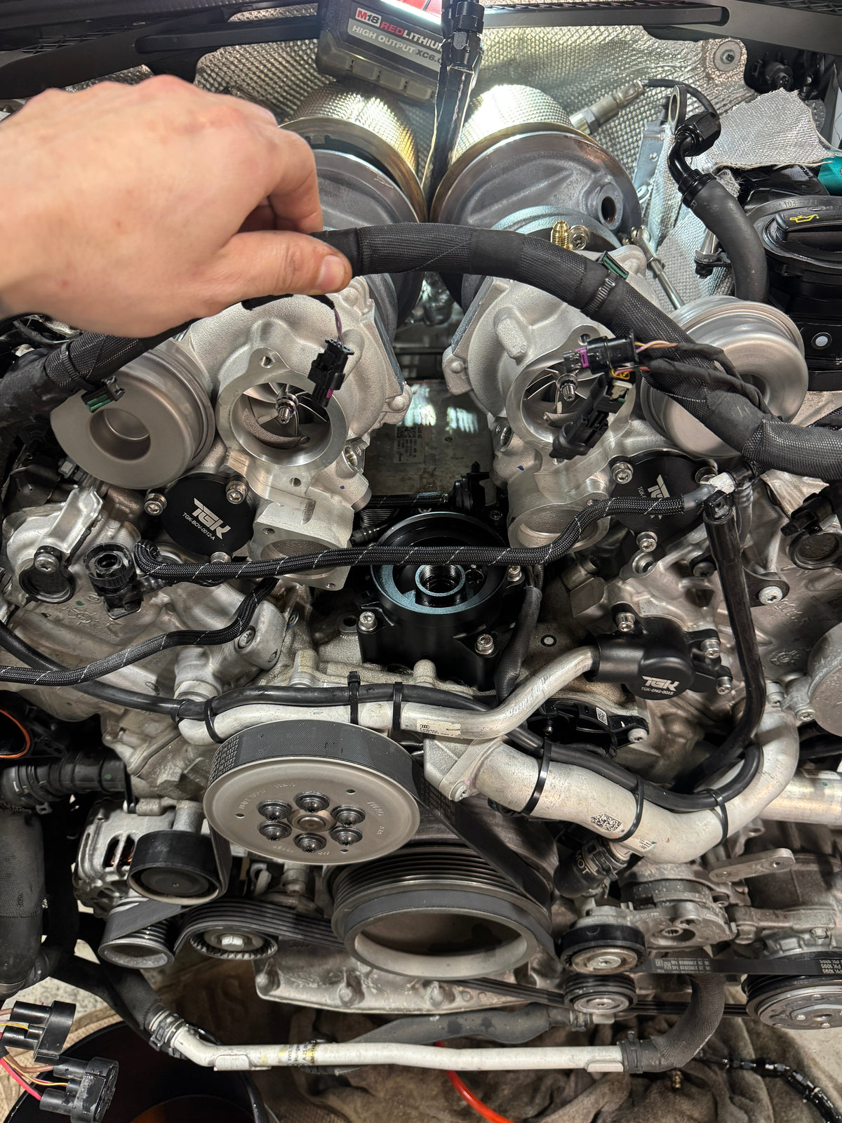 TGK Motorsport Audi EA839 Oil Filter Housing Conversion